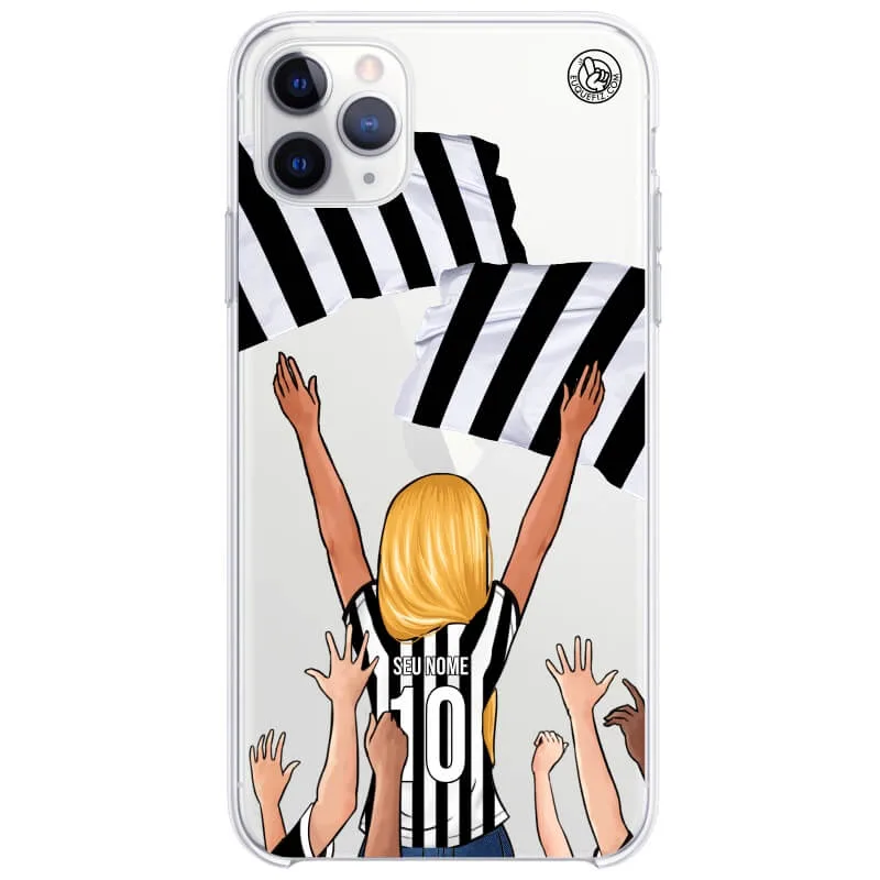 Capinha estilo Atlético Mineiro - Torcedora Cabelo Longo