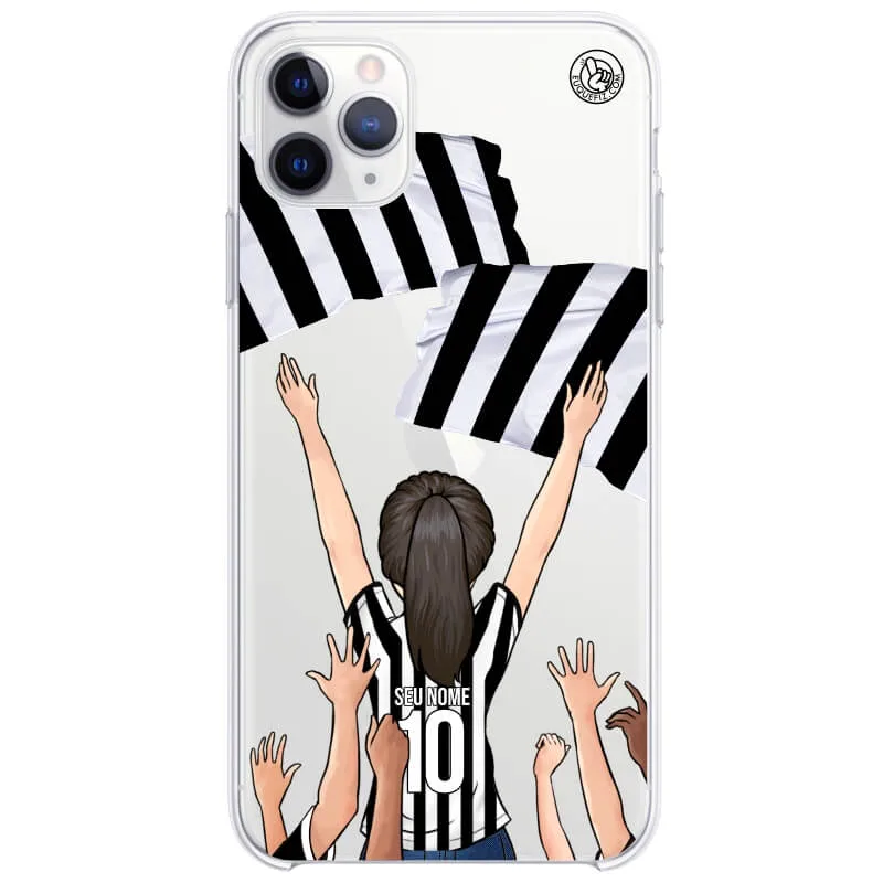 Capinha estilo Atlético Mineiro - Torcedora Rabo de Cavalo