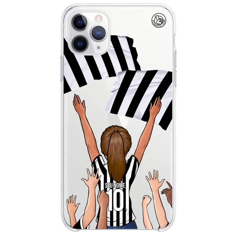 Capinha estilo Atlético Mineiro - Torcedora Rabo de Cavalo