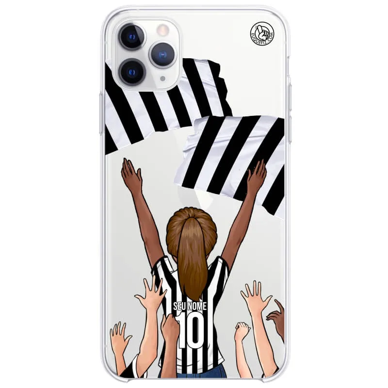 Capinha estilo Atlético Mineiro - Torcedora Rabo de Cavalo