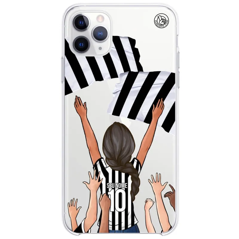 Capinha estilo Atlético Mineiro - Torcedora Cabelo Trançado