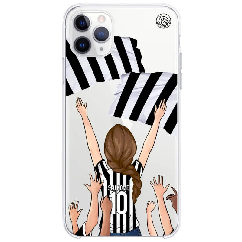 Capinha estilo Atlético Mineiro - Torcedora Cabelo Trançado