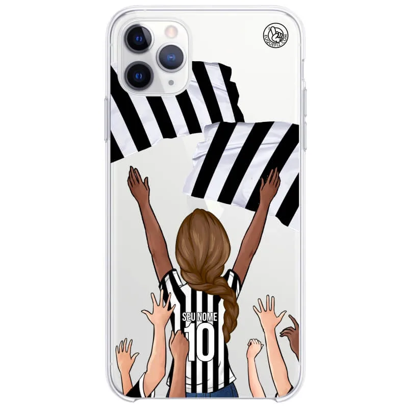 Capinha estilo Atlético Mineiro - Torcedora Cabelo Trançado