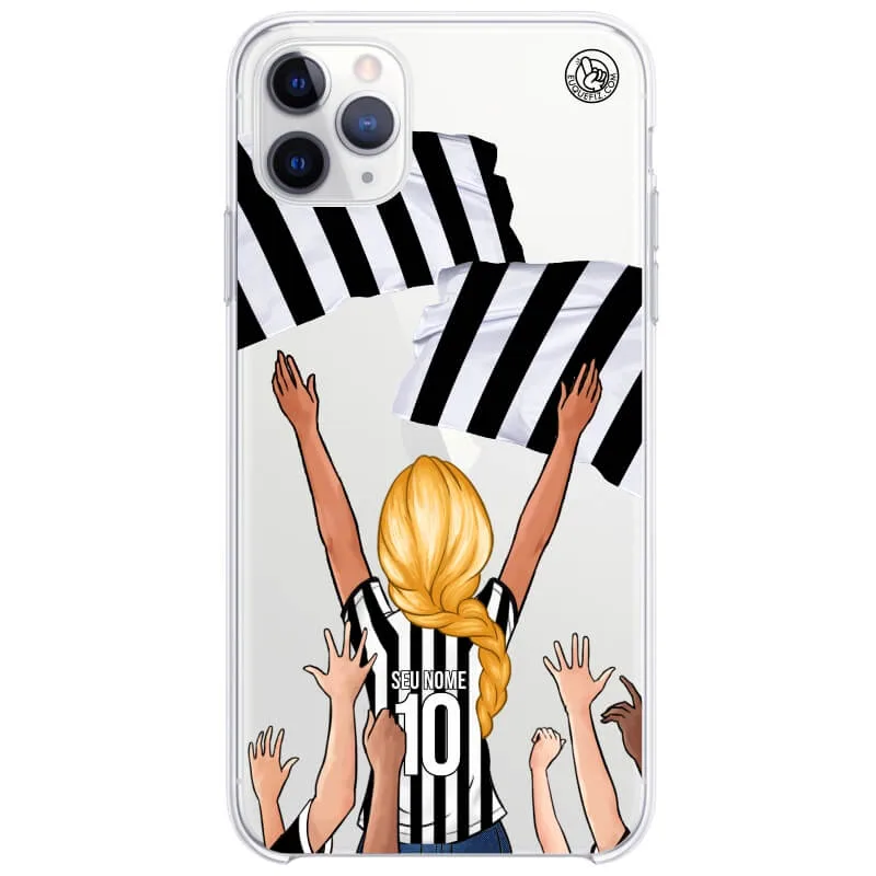 Capinha estilo Atlético Mineiro - Torcedora Cabelo Trançado