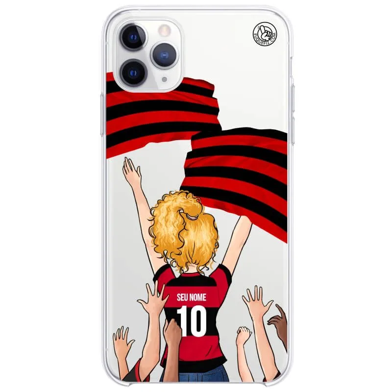 Capinha estilo Flamengo - Torcedora Cabelo Cacheado