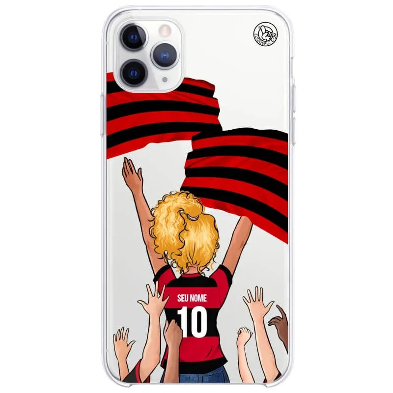 Capinha estilo Flamengo - Torcedora Cabelo Cacheado