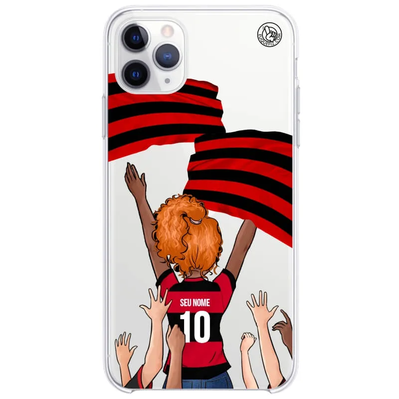 Capinha estilo Flamengo - Torcedora Cabelo Cacheado
