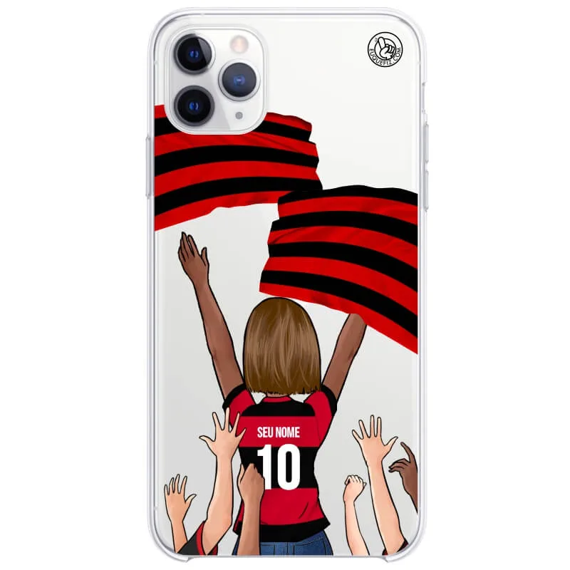Capinha estilo Flamengo - Torcedora Cabelo Chanel