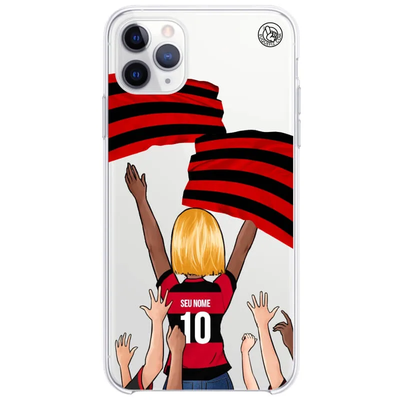 Capinha estilo Flamengo - Torcedora Cabelo Chanel