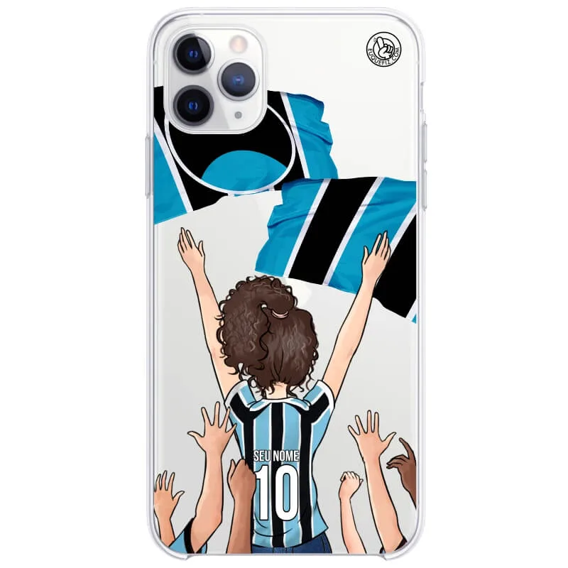 Capinha estilo Grêmio - Torcedora Cabelo Cacheado