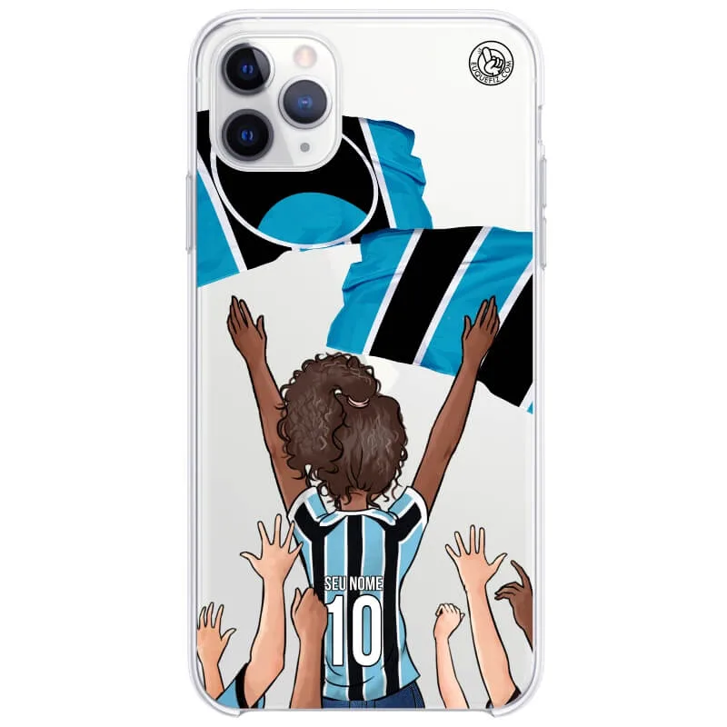 Capinha estilo Grêmio - Torcedora Cabelo Cacheado