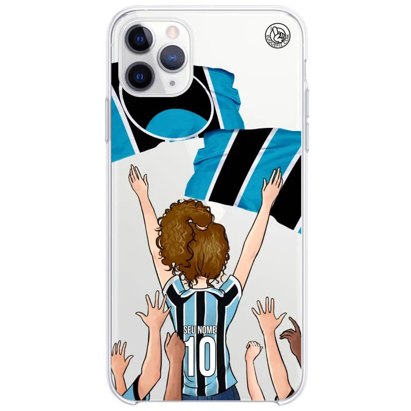 Capinha estilo Grêmio - Torcedora Cabelo Cacheado