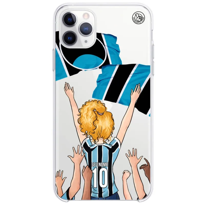 Capinha estilo Grêmio - Torcedora Cabelo Cacheado