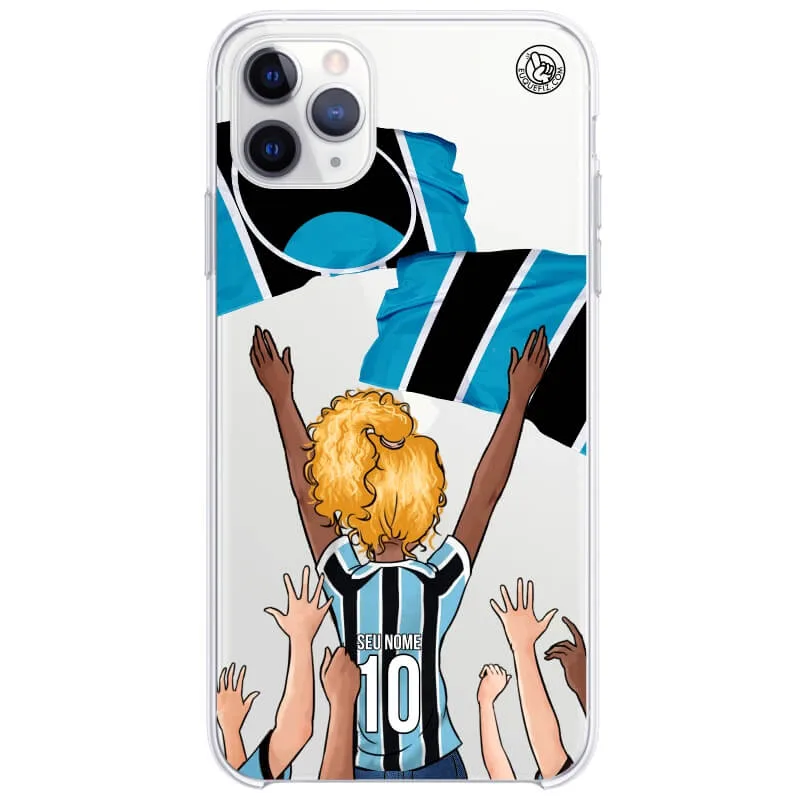 Capinha estilo Grêmio - Torcedora Cabelo Cacheado