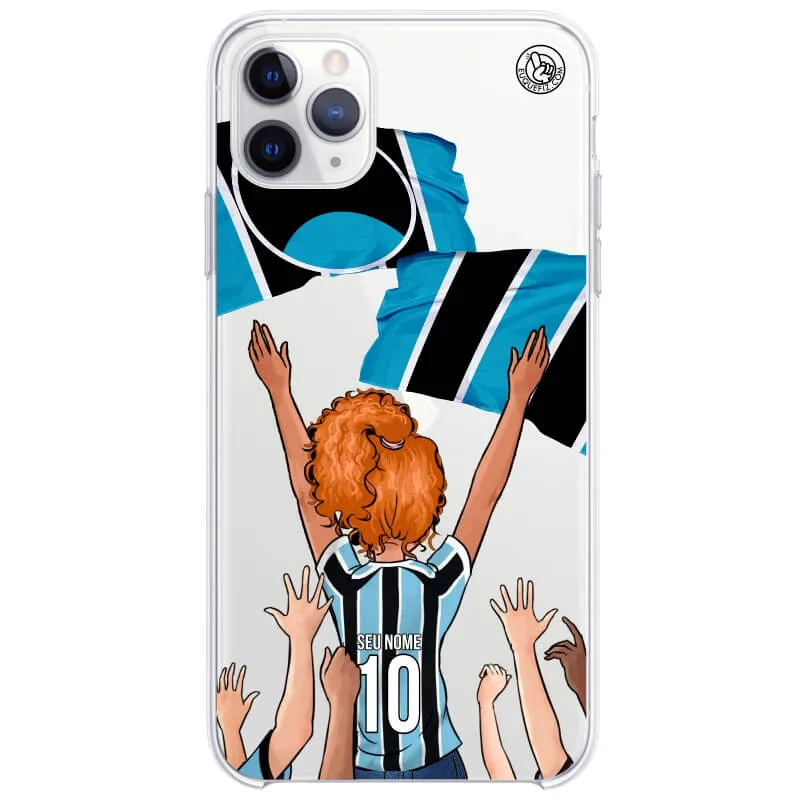 Capinha estilo Grêmio - Torcedora Cabelo Cacheado