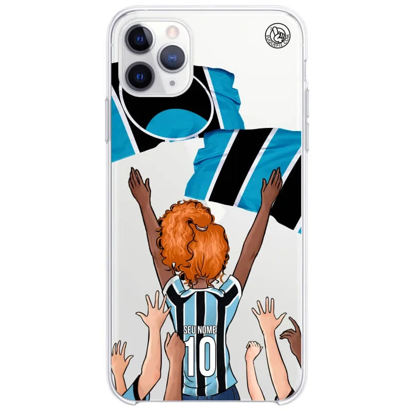 Capinha estilo Grêmio - Torcedora Cabelo Cacheado