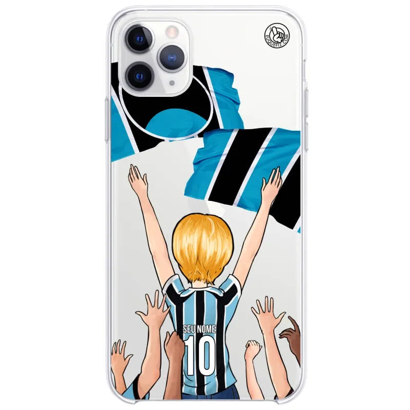 Capinha estilo Grêmio - Torcedora Cabelo Curto