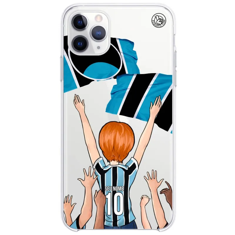 Capinha estilo Grêmio - Torcedora Cabelo Curto