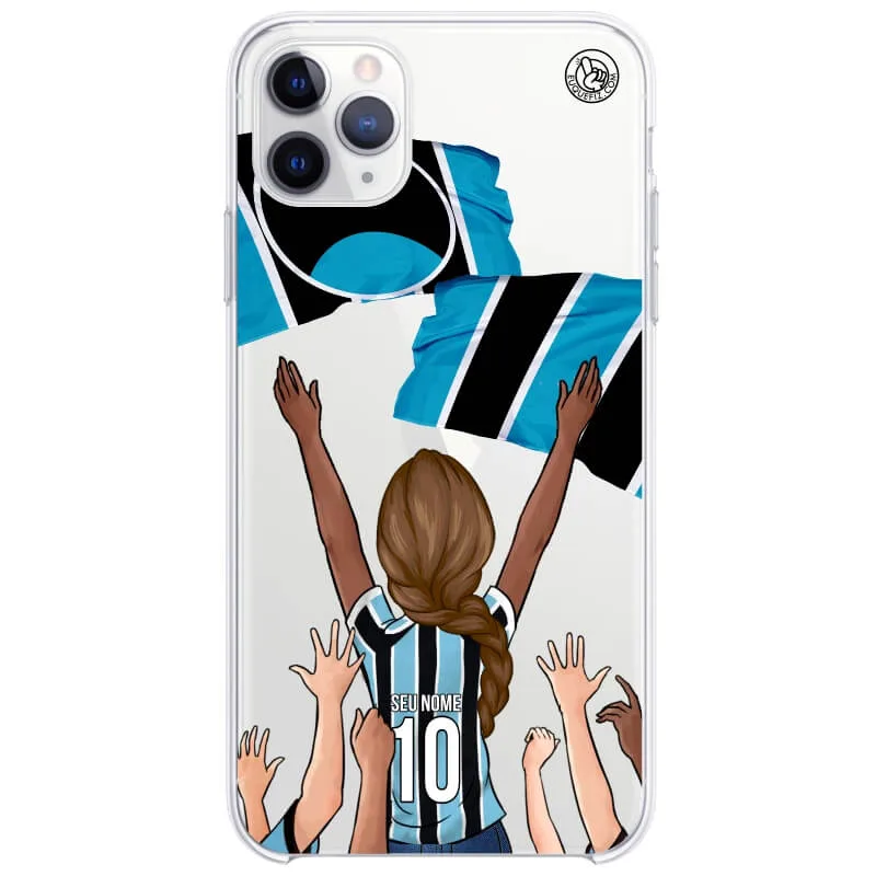Capinha estilo Grêmio - Torcedora Cabelo Trançado