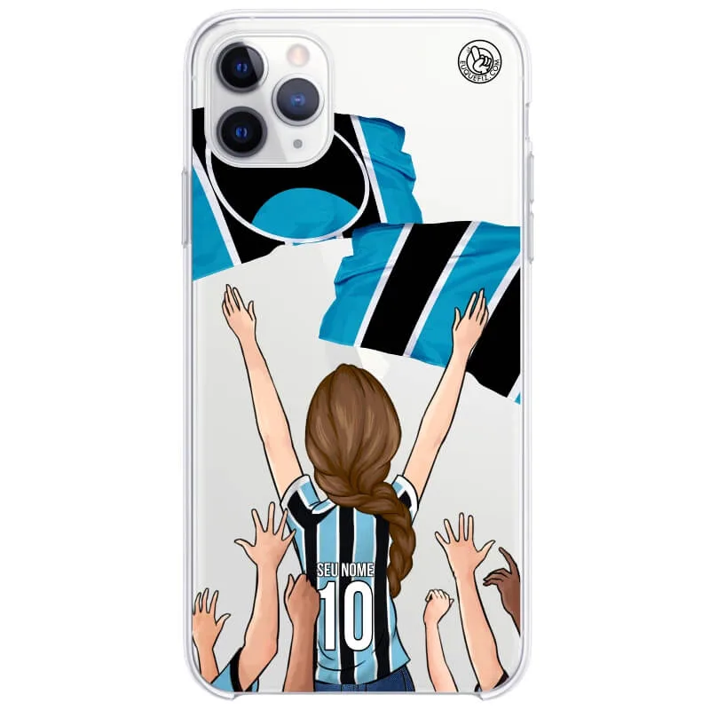 Capinha estilo Grêmio - Torcedora Cabelo Trançado