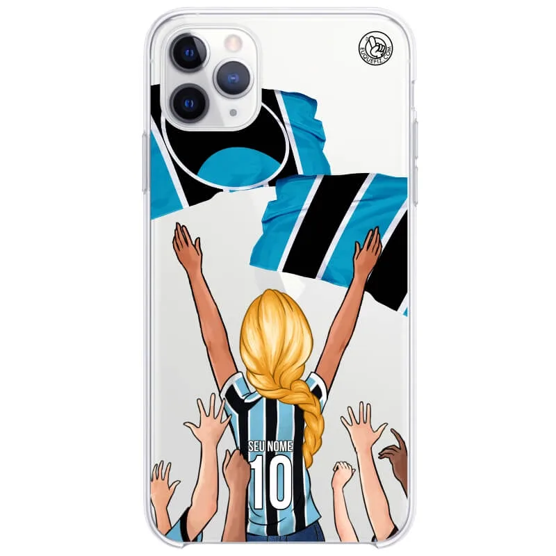 Capinha estilo Grêmio - Torcedora Cabelo Trançado