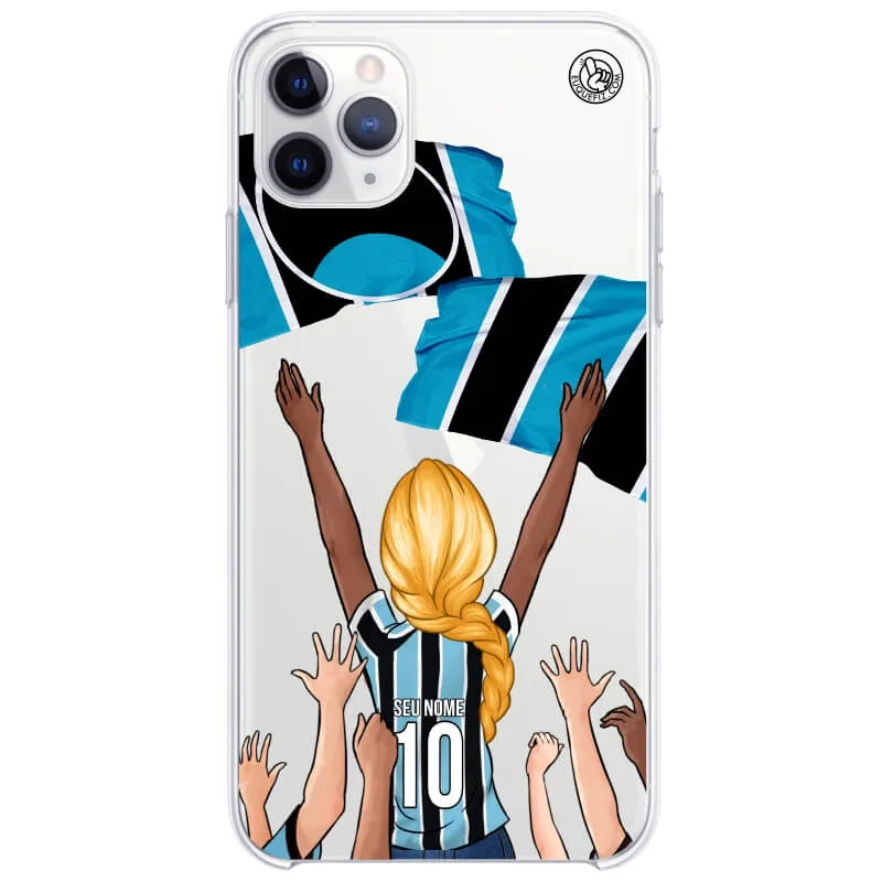 Capinha estilo Grêmio - Torcedora Cabelo Trançado