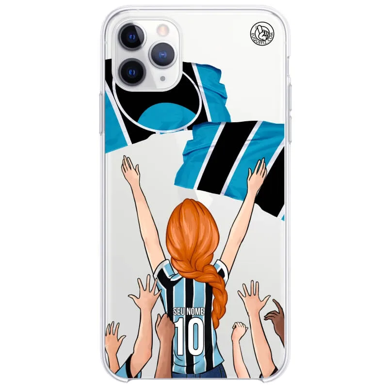 Capinha estilo Grêmio - Torcedora Cabelo Trançado