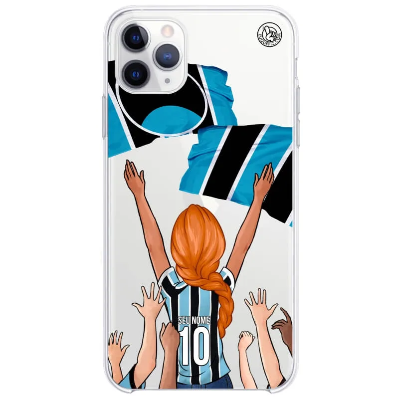 Capinha estilo Grêmio - Torcedora Cabelo Trançado