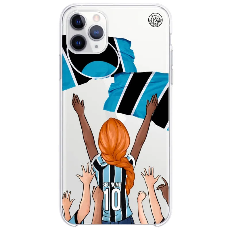 Capinha estilo Grêmio - Torcedora Cabelo Trançado