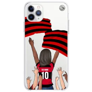 Capinha estilo Flamengo - Torcedora Cabelo Longo