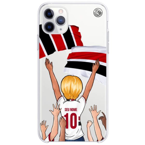 Capinha estilo São Paulo - Torcedora Cabelo Curto