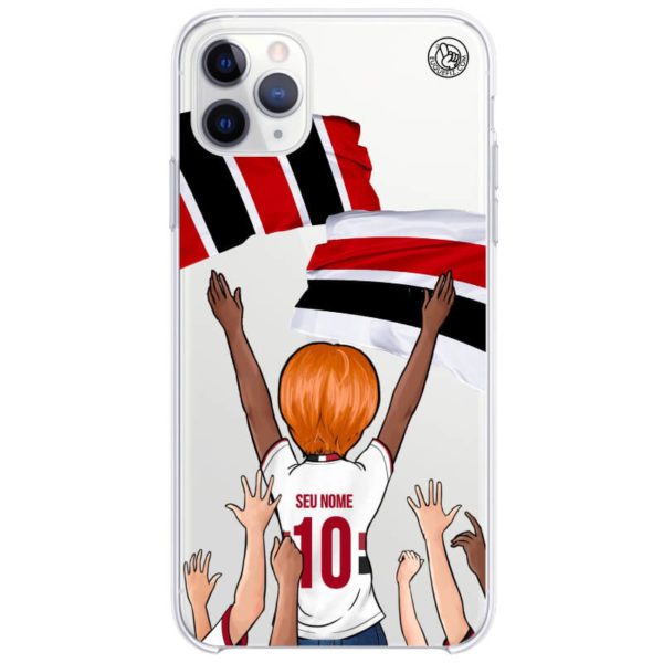 Capinha estilo São Paulo - Torcedora Cabelo Curto