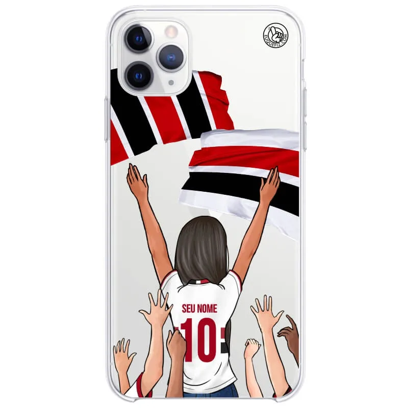 Capinha estilo São Paulo - Torcedora Cabelo Longo