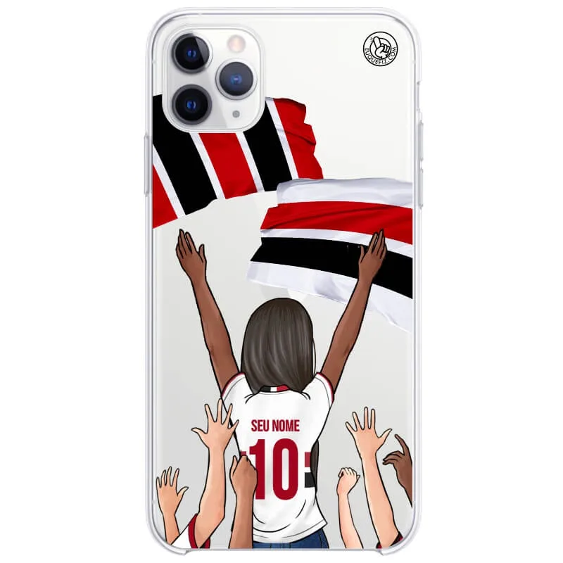 Capinha estilo São Paulo - Torcedora Cabelo Longo