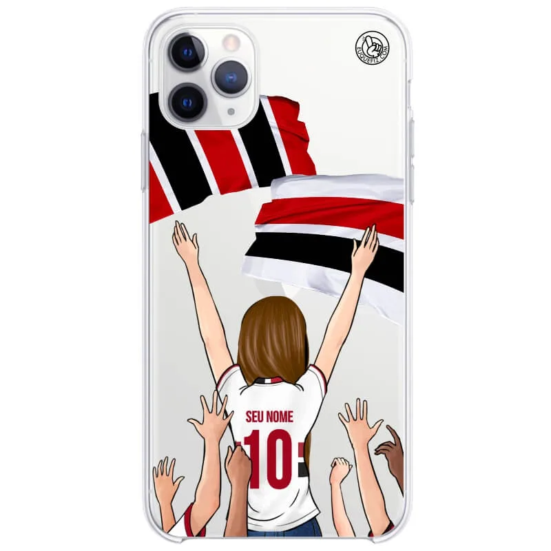 Capinha estilo São Paulo - Torcedora Cabelo Longo
