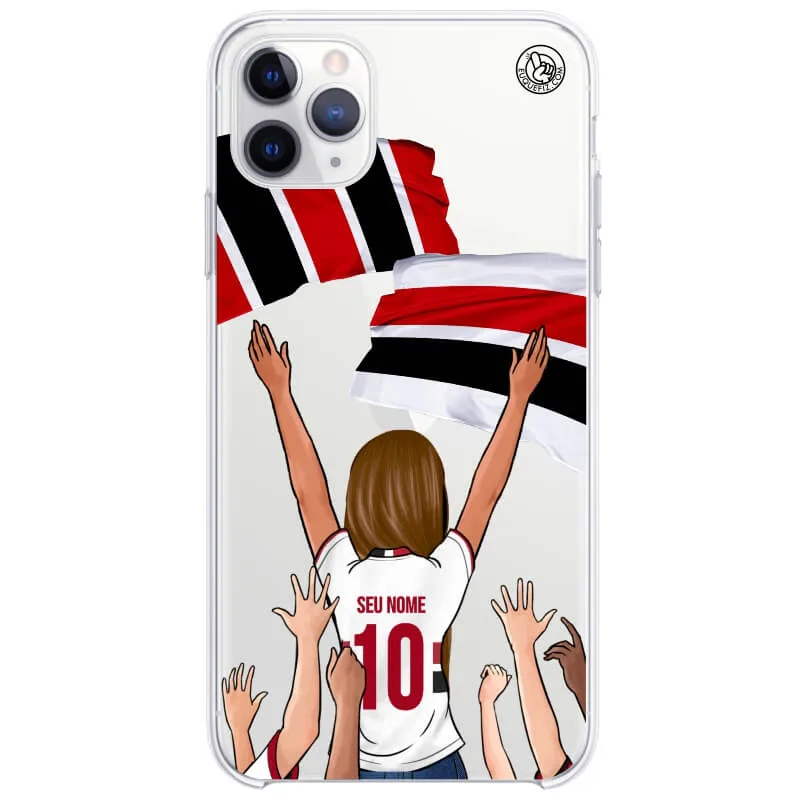 Capinha estilo São Paulo - Torcedora Cabelo Longo