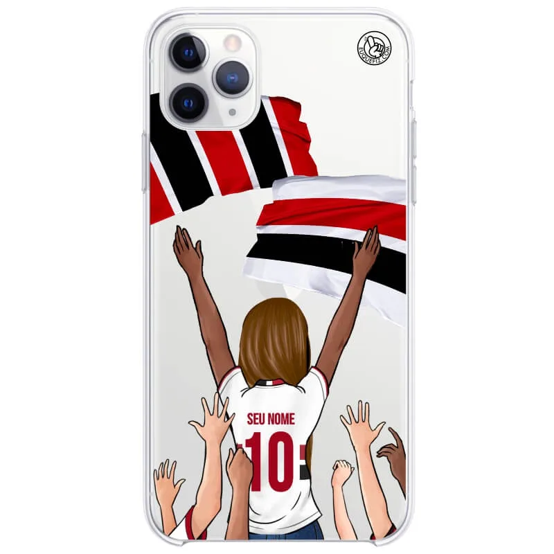 Capinha estilo São Paulo - Torcedora Cabelo Longo