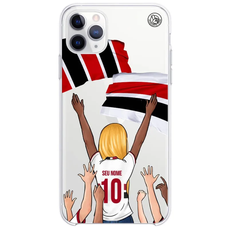 Capinha estilo São Paulo - Torcedora Cabelo Longo