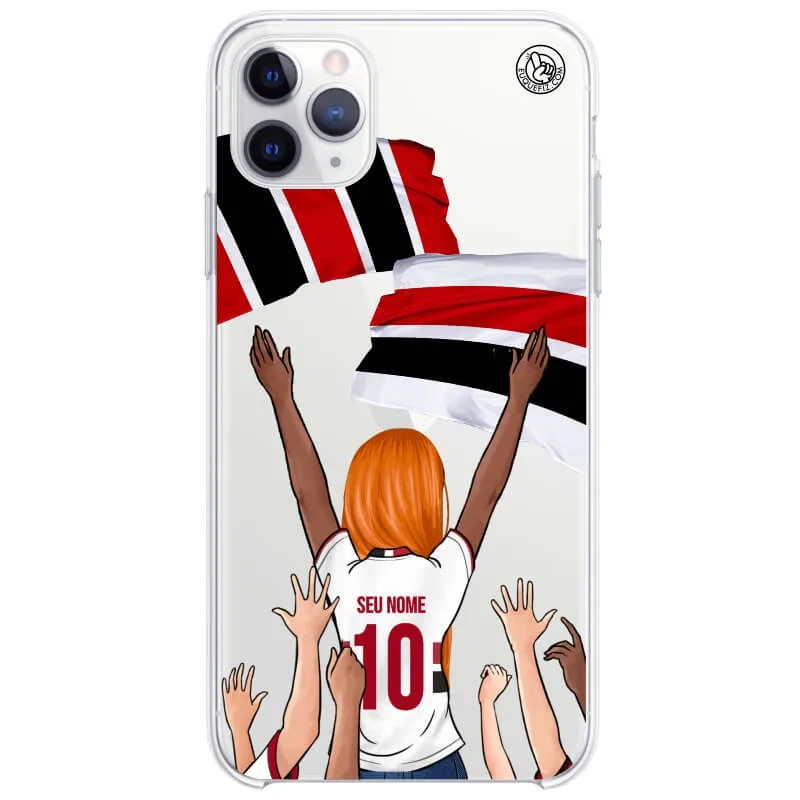 Capinha estilo São Paulo - Torcedora Cabelo Longo