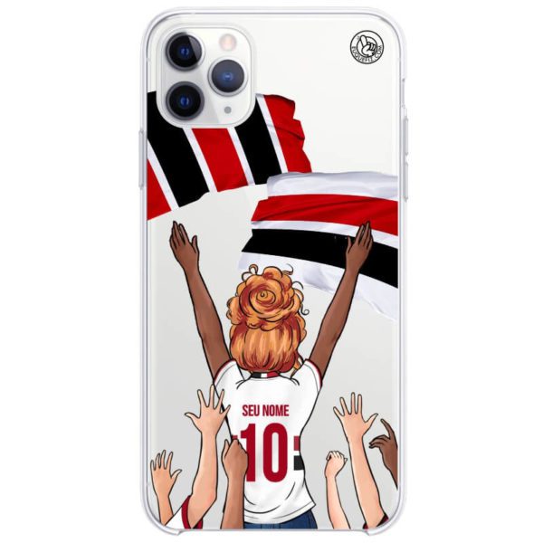 Capinha estilo São Paulo - Torcedora Cabelo Ondulado
