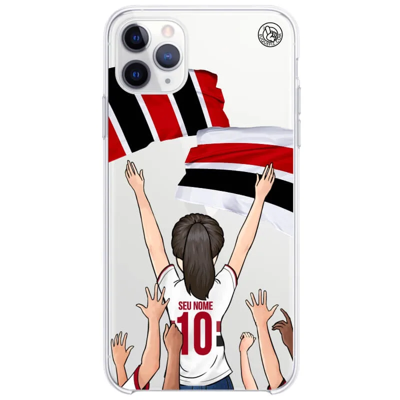 Capinha estilo São Paulo - Torcedora Rabo de Cavalo