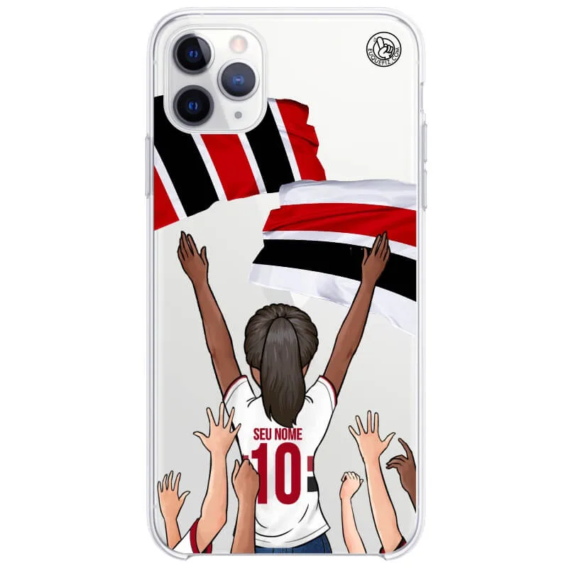 Capinha estilo São Paulo - Torcedora Rabo de Cavalo