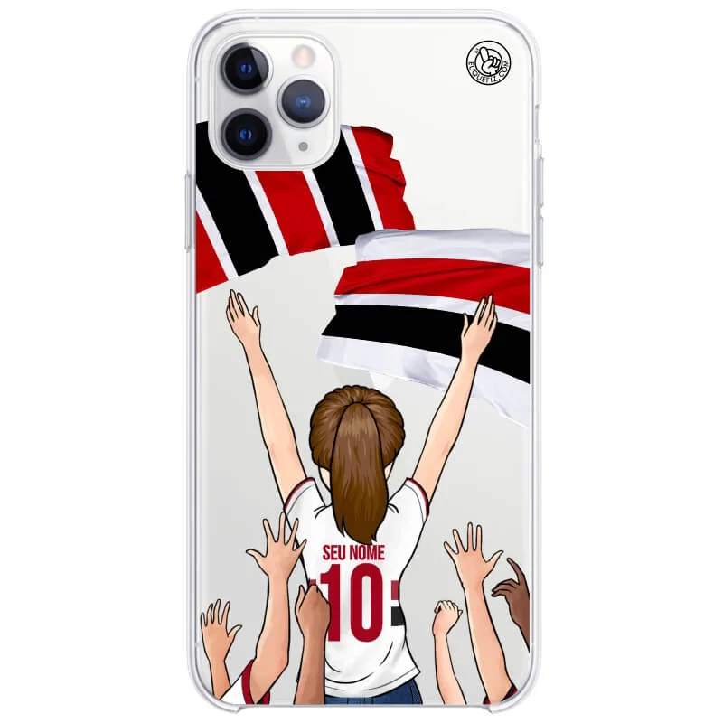 Capinha estilo São Paulo - Torcedora Rabo de Cavalo