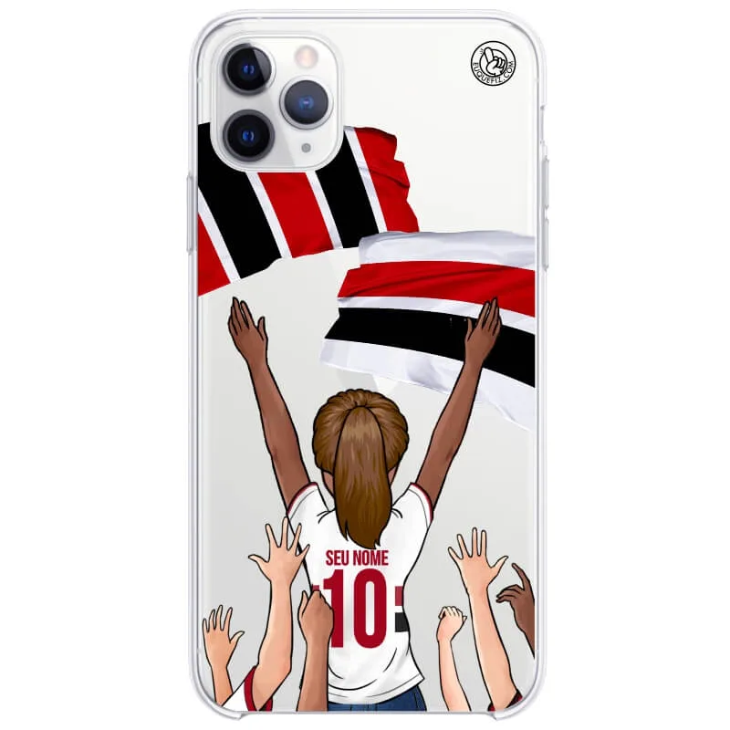 Capinha estilo São Paulo - Torcedora Rabo de Cavalo