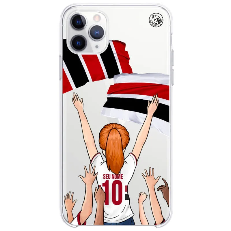 Capinha estilo São Paulo - Torcedora Rabo de Cavalo