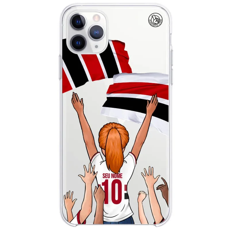 Capinha estilo São Paulo - Torcedora Rabo de Cavalo