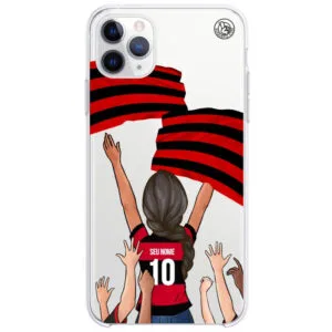 Capinha estilo Flamengo - Torcedora Cabelo Trançado