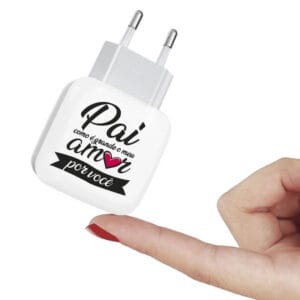 Carregador Turbo Duplo - Pai, como é grande o meu amor por você