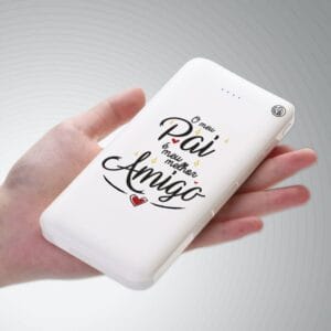 Carregador Portátil Power Bank (10000mAh) Pai, meu melhor amigo