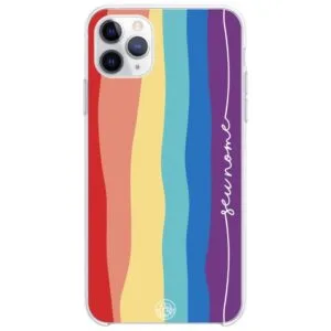 Capinha Arco Íris com nome